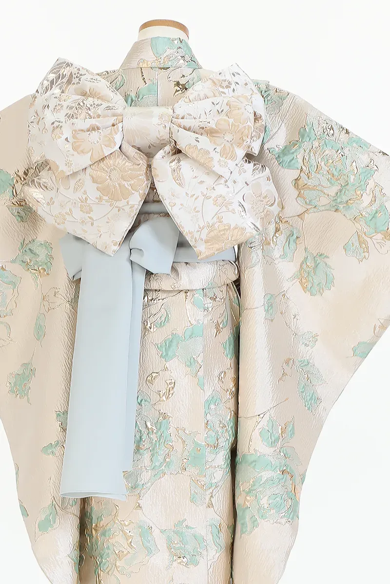 高級ふくれジャガード織生地アップ